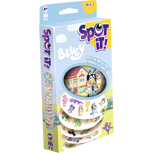 Spot It! Juego de cartas de Bluey