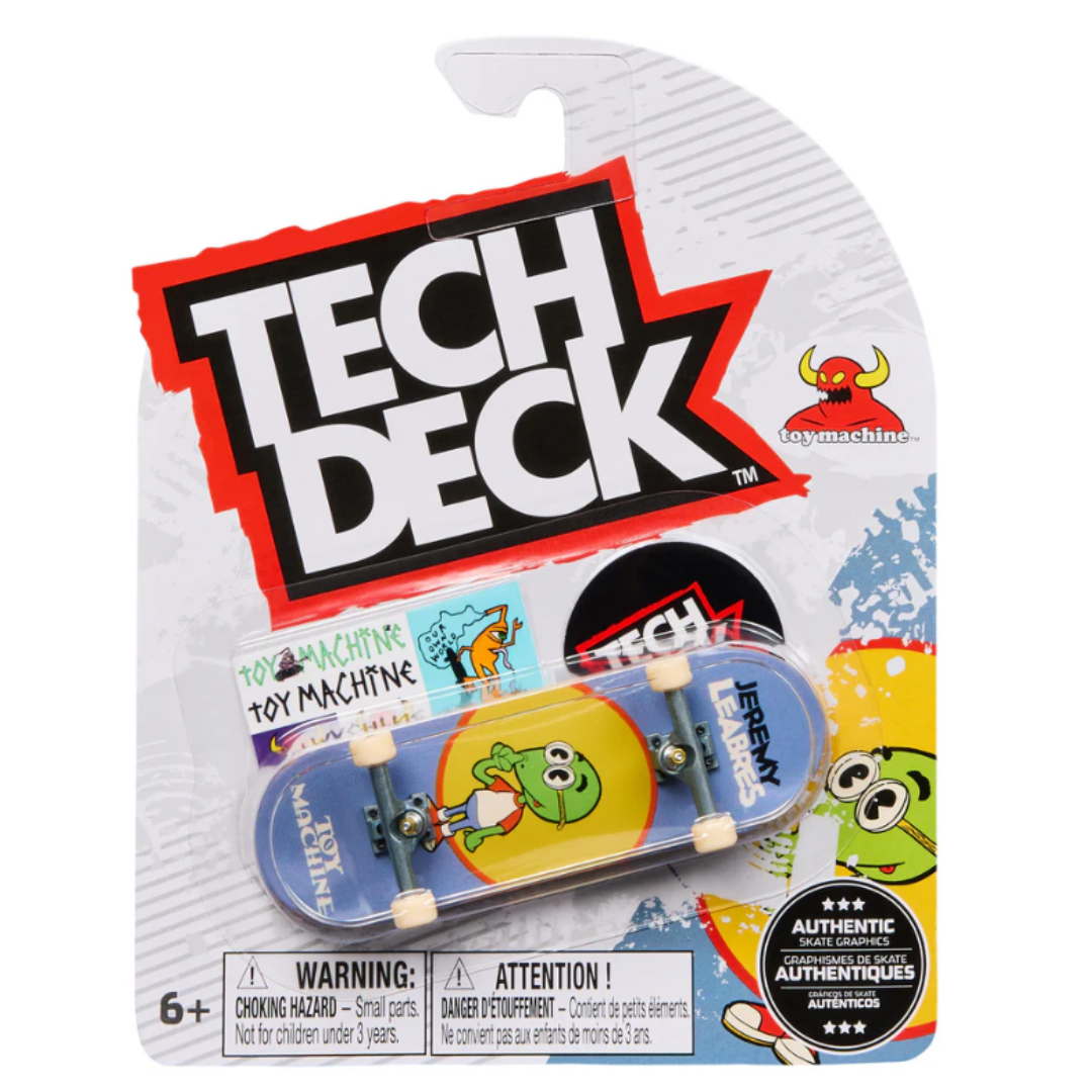 Patineta Tech Deck - Toy Machine (Jeremy Leabres)