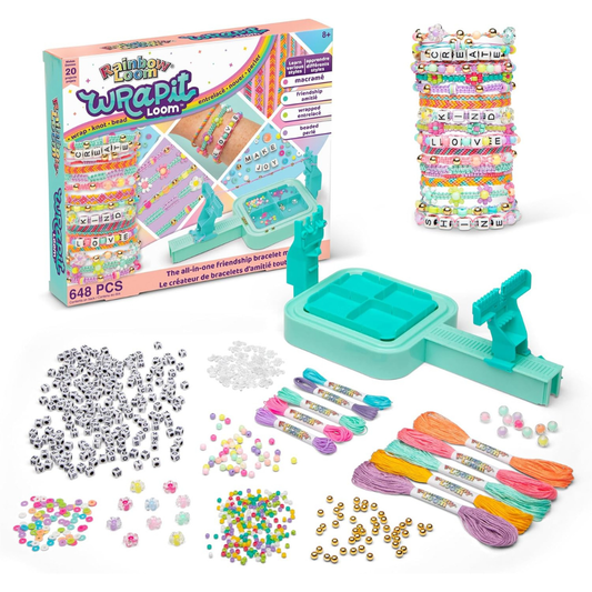 Rainbow Loom - Kit de pulseras Wrapit Loom