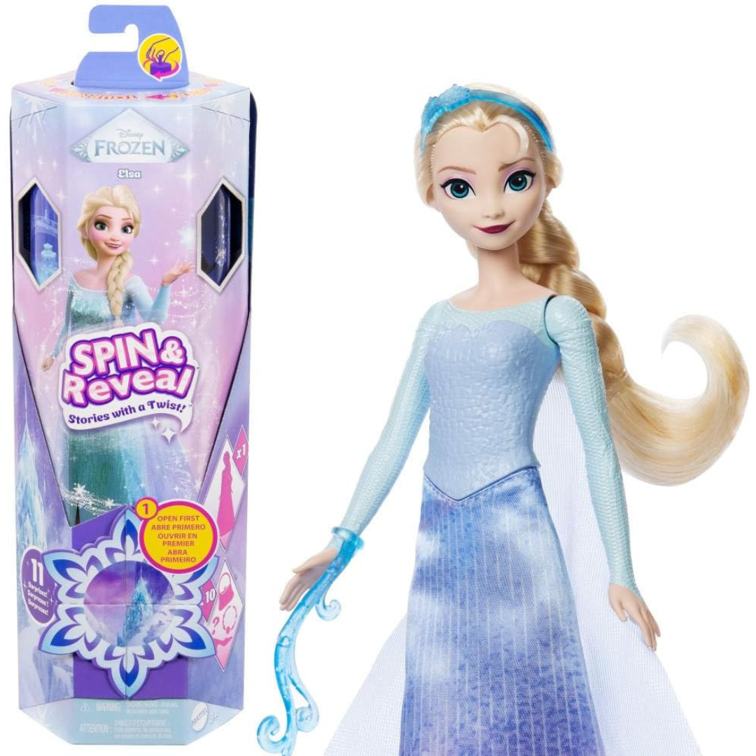 Muñeca Disney Princess - Spin & Reveal Frozen Elsa