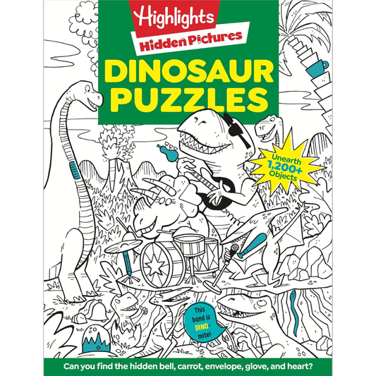 Libro de Actividades - Dinosaur Puzzles Highlights Activity Book