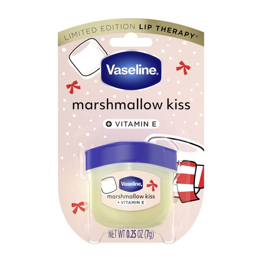 Vaseline Holiday Limited Edition Lip Balm - Marshmallow Kiss - Travel Size - 0.25oz