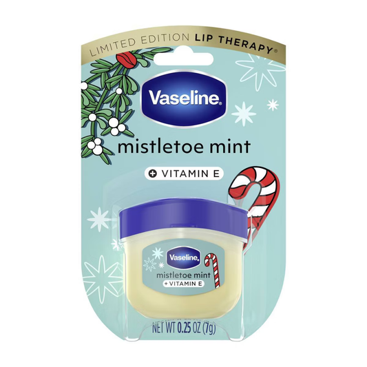 Vaseline Holiday Limited Edition Lip Balm - Mistletoe Mint - Travel Size - 0.25oz
