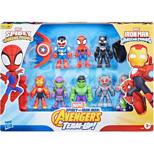 Marvel Spidey and Iron Man: Avengers Team Up Juego de Figuras