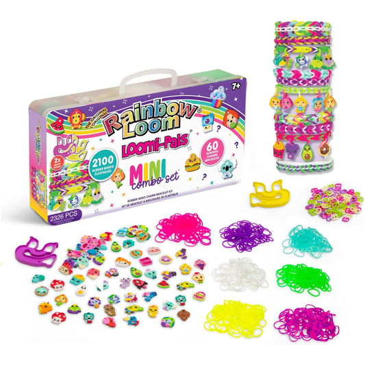 Rainbow Loom - Set de Pulseras Mini Combo Set Loomi-Pals