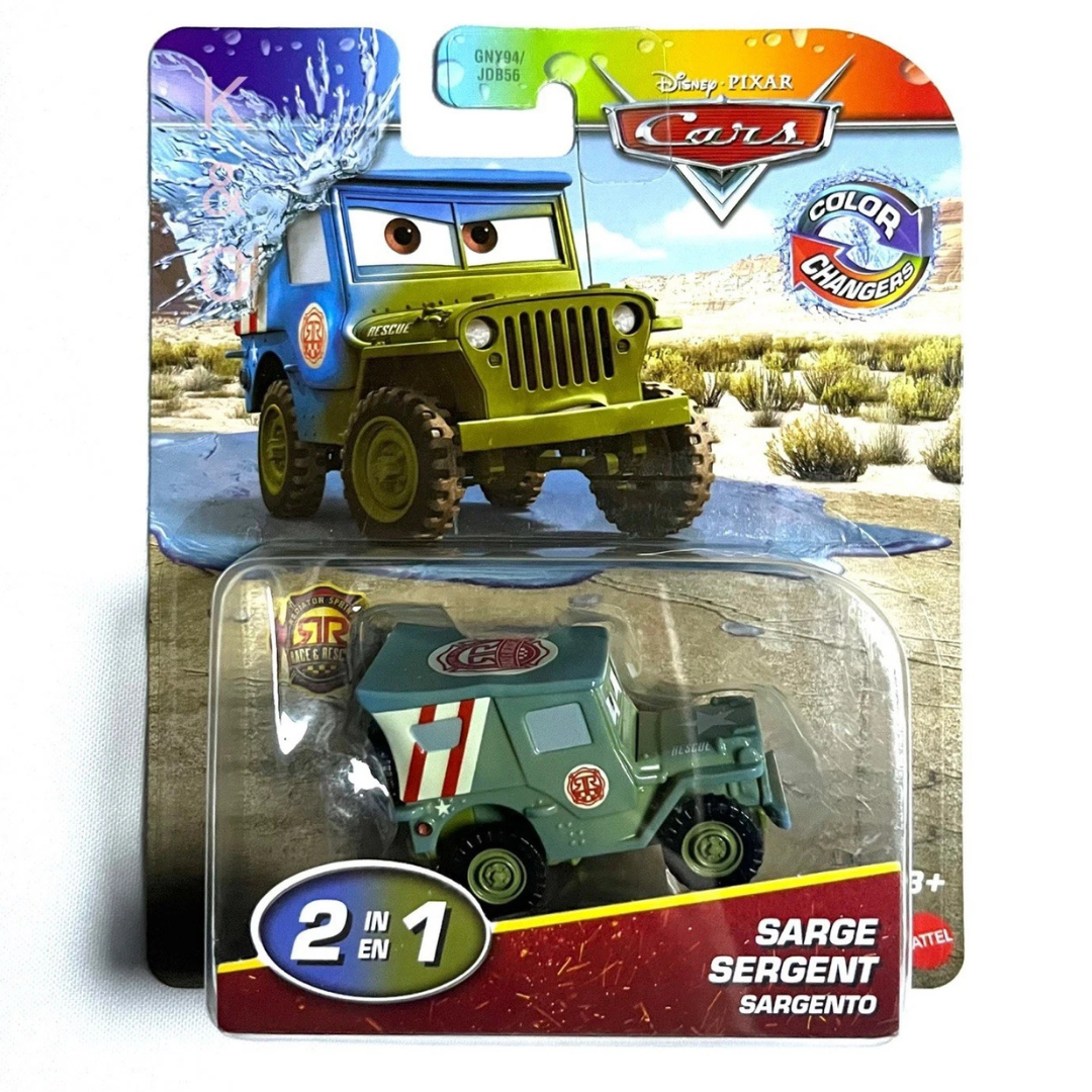 Mattel Disney Pixar Cars Color Changers Sarge (Race & Rescue)