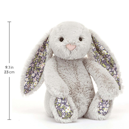 Peluche Jellycat - Blossom Silver Bunny 'Bloom' 23cm