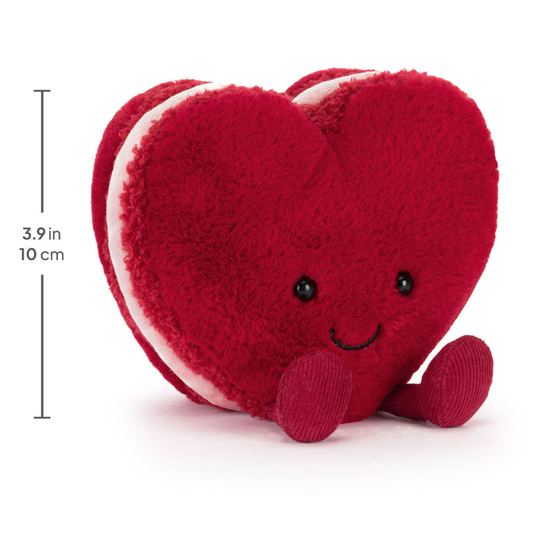 Peluche Jellycat - Amuseables Arlette Heart Macaron
