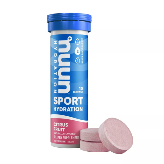 NUUN Sport Hydration - 10 Tabletas de electrolito (Citrus Fruit)