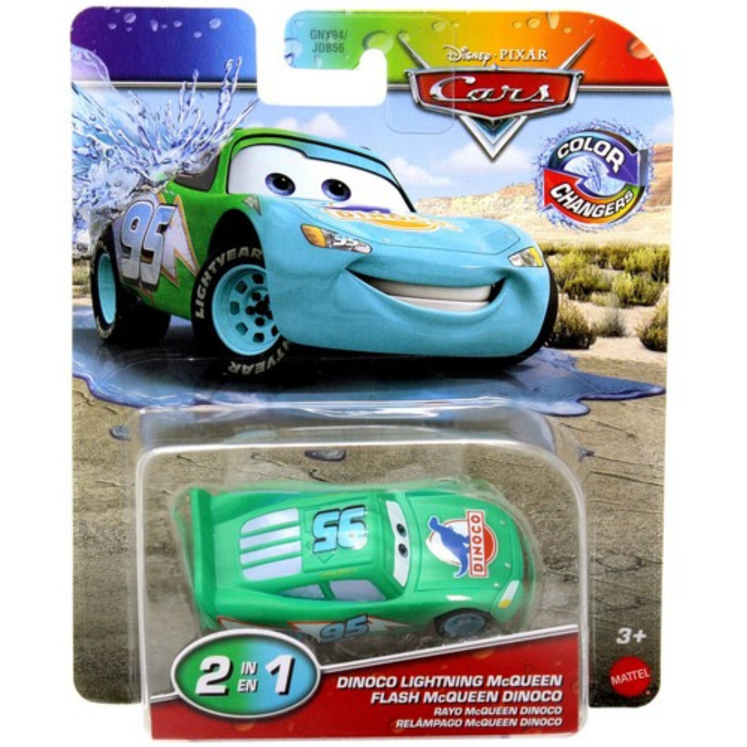 Mattel Disney Pixar Cars Color Changers Dinoco Lightning McQueen
