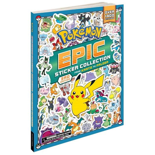 Pokémon Epic Sticker Collection 3rd Edition: From Kanto to Paldea