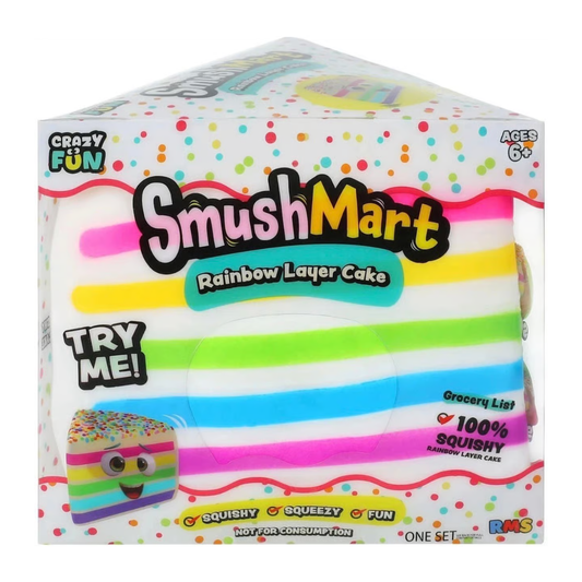SmushMart - Rainbow Layer Cake Squishy