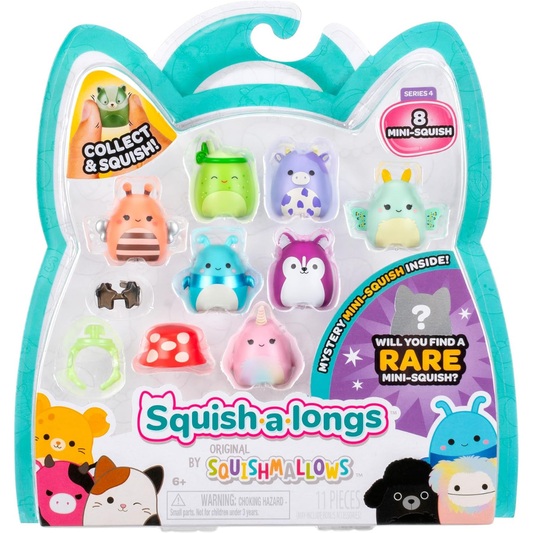 Squishmallows - Squish-a-longs nuevo tamaño de 1 pulgada (Lili & Bubba)