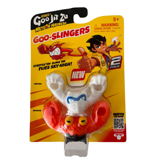 Heroes of Goo Jit Zu - Meteor Madness Goo Slingers 2 Pack (Pantaro & Exoshock)
