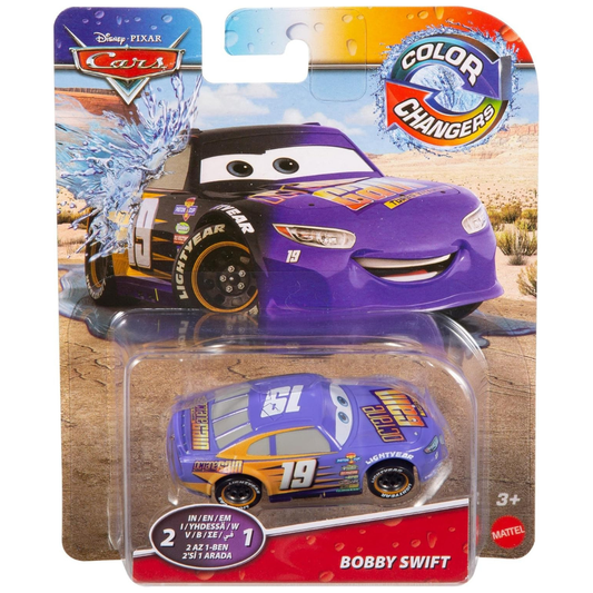 Mattel Disney Pixar Cars Color Changers Bobby Swift