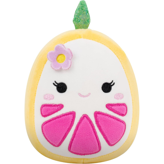 Peluche Squishmallows 5" - Eleanor the Yellow Grapefruit