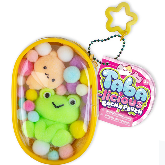 Tabalicious Gacha Pouch Squishy Llavero Charms - Rana y Oso