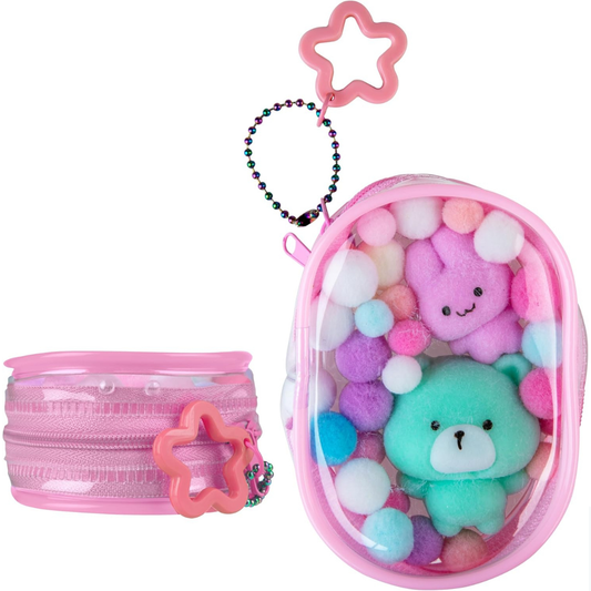 Tabalicious Gacha Pouch Squishy Llavero Charms - Conejo y Oso