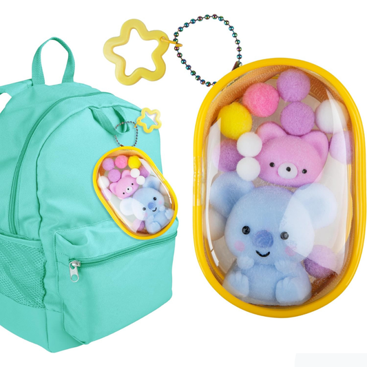 Tabalicious Gacha Pouch Squishy Llavero Charms - Koala y Gato