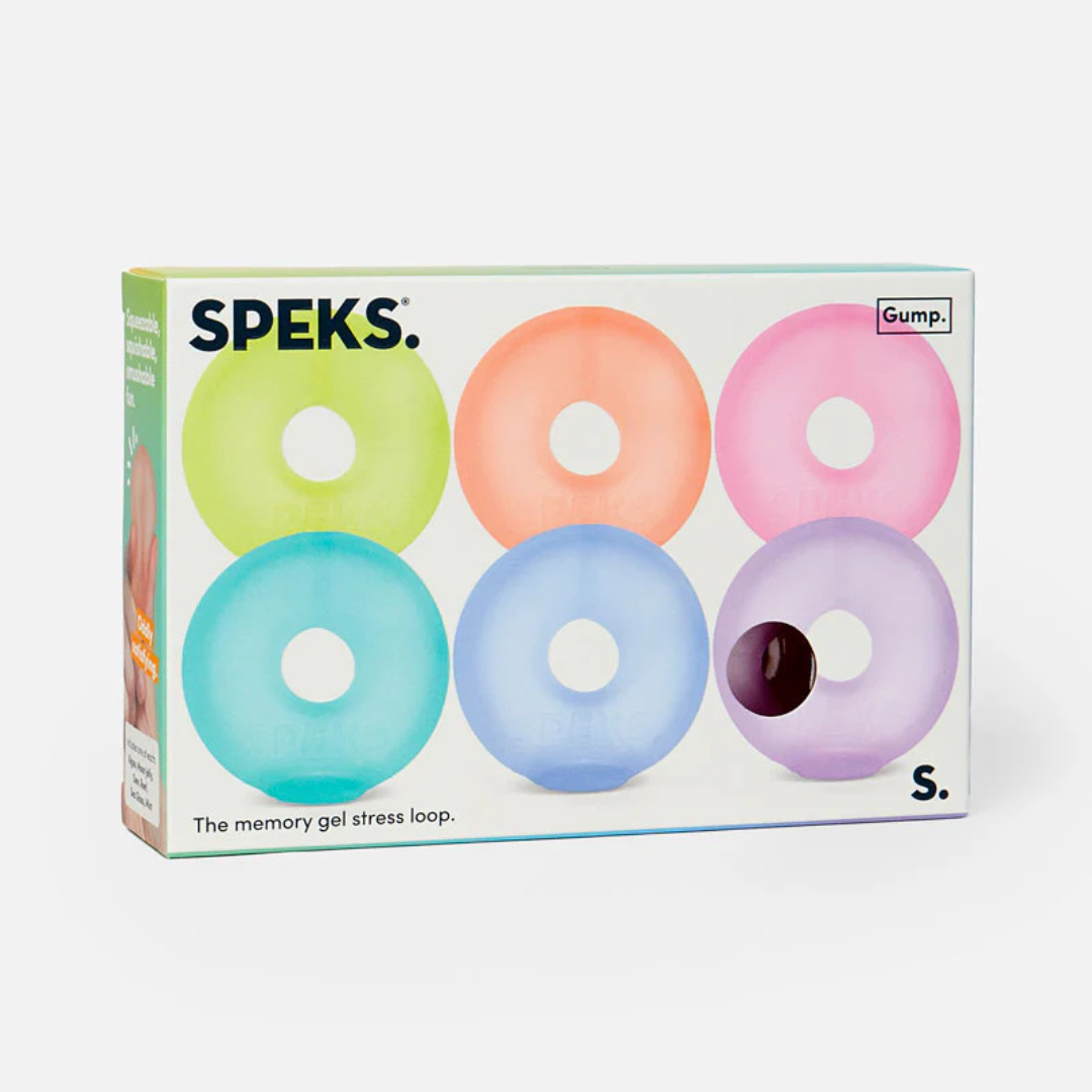 Speks - Mini Bolas Antiestrés Gump Loop Prism Pack de 6
