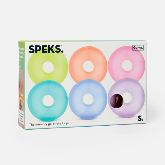 Speks - Mini Bolas Antiestrés Gump Loop Prism Pack de 6