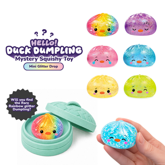 Top Trenz® Hello Duck Mini Dumpling 2" Mini Glitter Drop