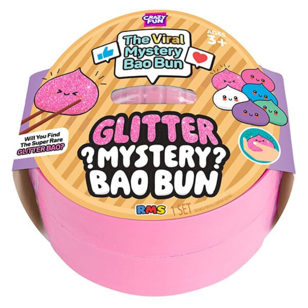 RMS® Glitter Mystery Bao Bun 4" Dumpling Squishy