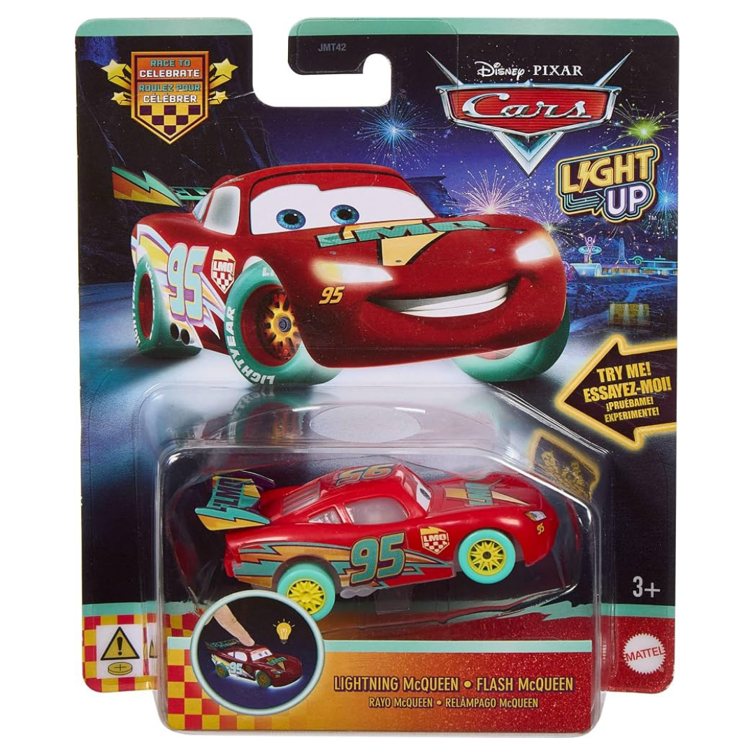 Mattel Disney Pixar Cars - Race to Celebrate Light Up Lightning McQueen