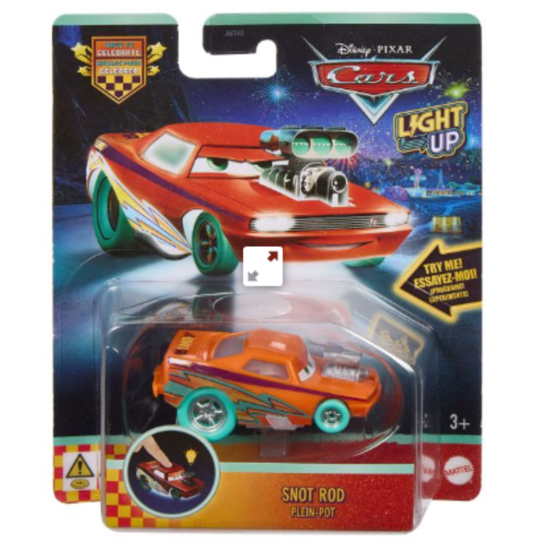 Mattel Disney Pixar Cars - Race to Celebrate Light Up Snot Rod