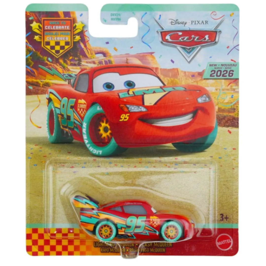 Mattel Disney Pixar Cars - Race to Celebrate Lightning McQueen