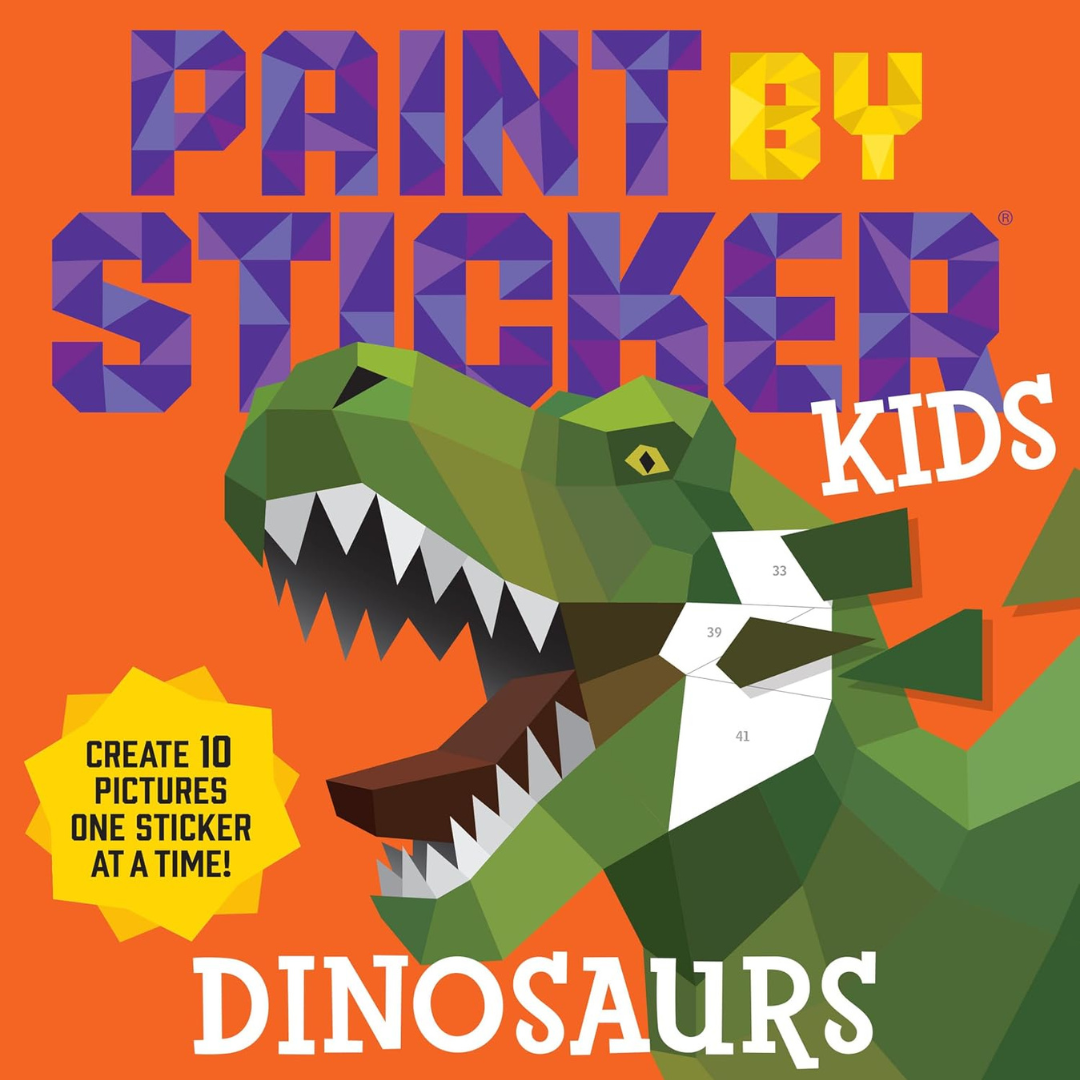 Libro de actividades - Paint by Sticker Kids Dinosaurs