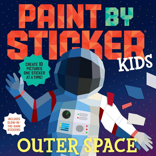 Libro de actividades - Paint by Sticker Kids Outer Space