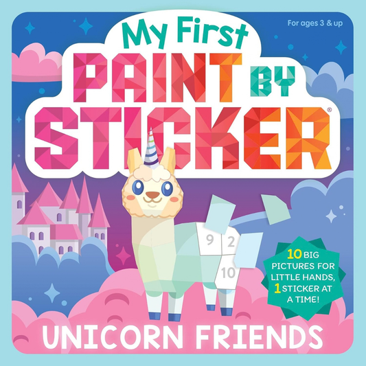 Libro de actividades - My First Paint by Sticker Unicorn Friends
