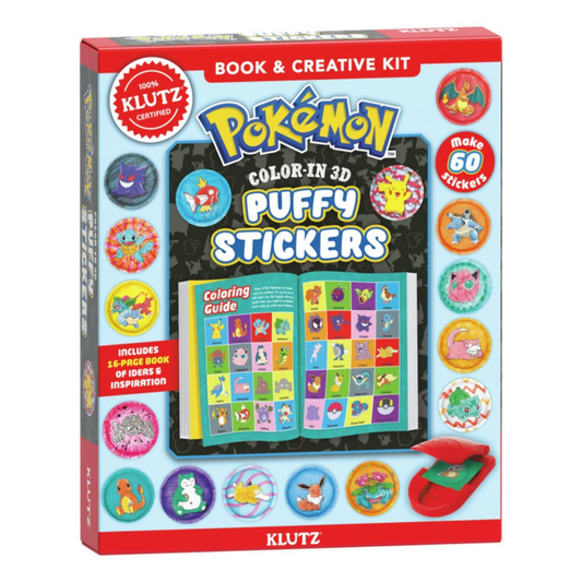 Klutz - Haz tus propias Puffy Stickers Pokemon