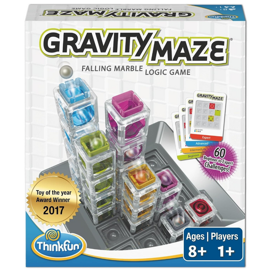 ThinkFun Gravity Maze – Juego de Lógica y Laberinto de Canicas