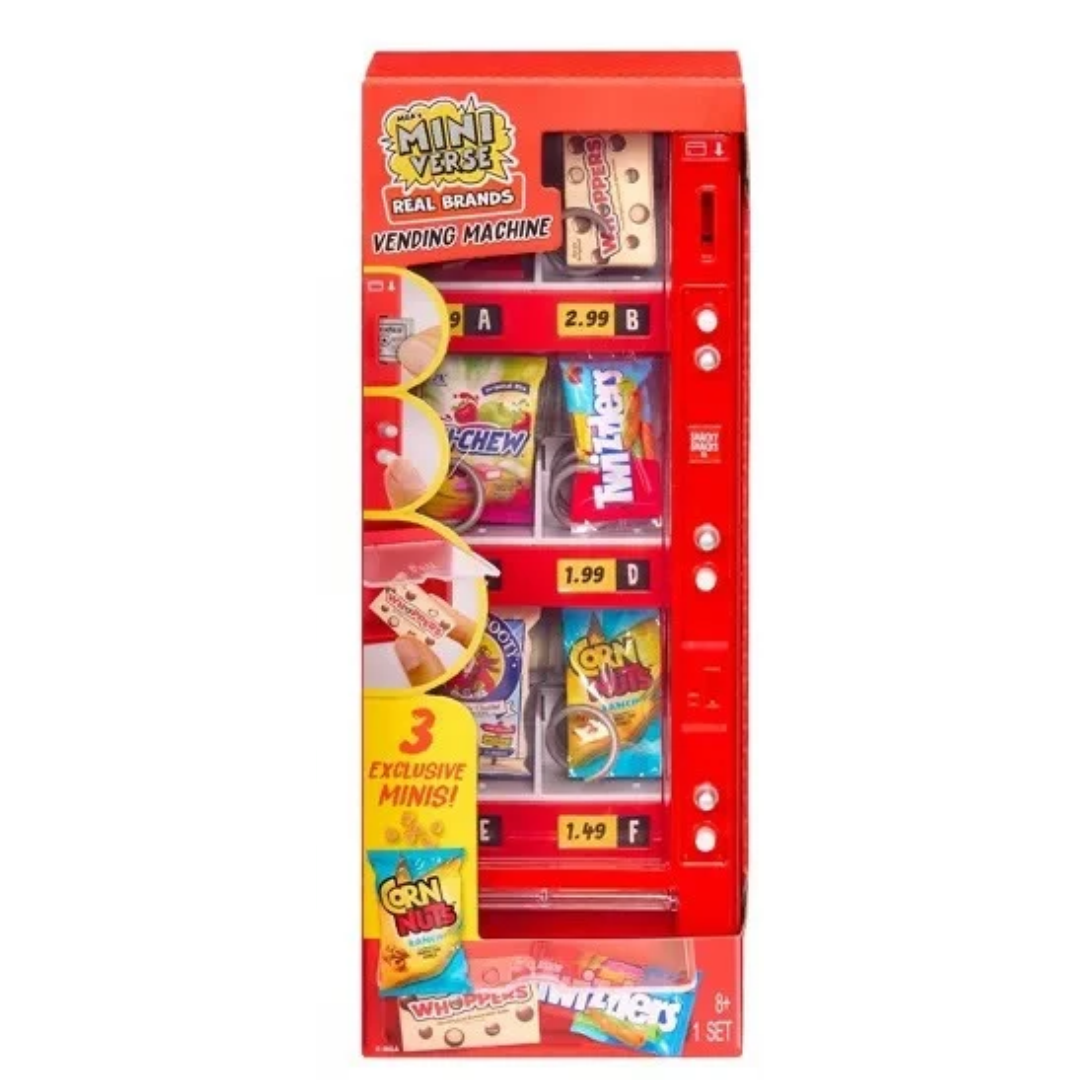 MGA’s Miniverse Real Brands – Máquina Expendedora en Miniatura