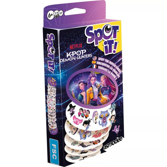 Juego de mesa - Spot It! K-Pop Demon Hunters