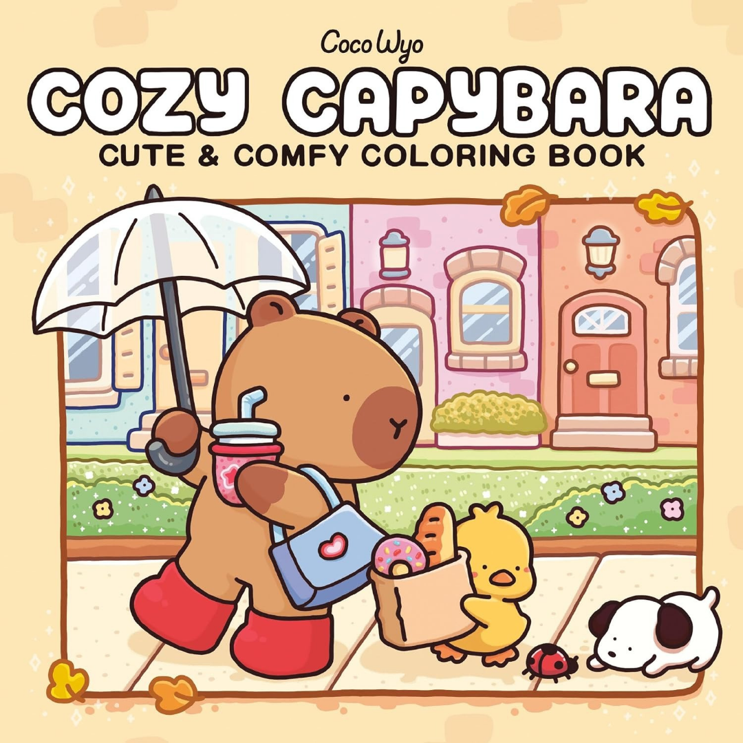 Libro para Colorear - Cozy Capybara