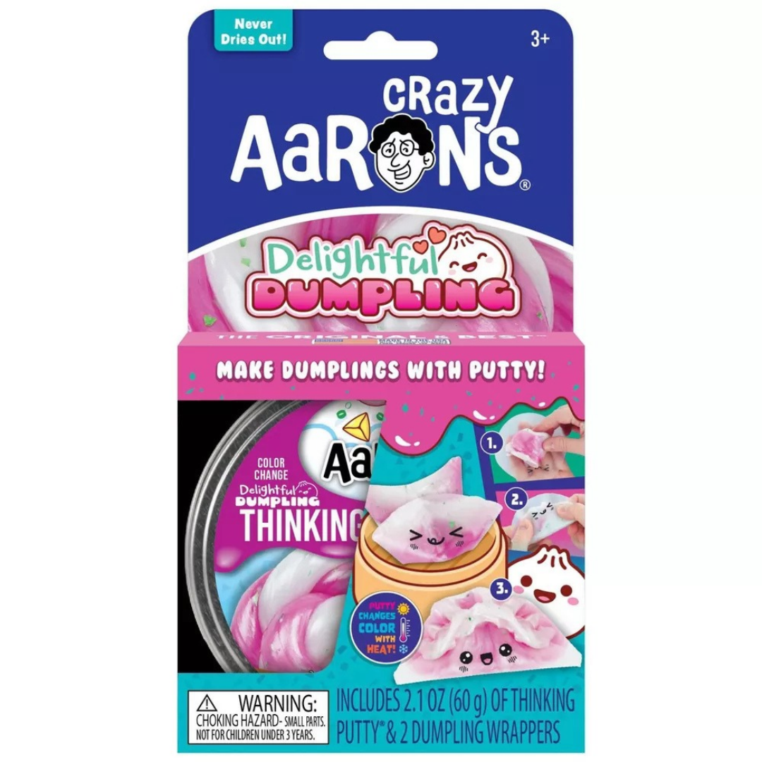 Crazy Aaron’s Delightful Dumpling – Masilla Sensorial Thinking Putty 3.5"