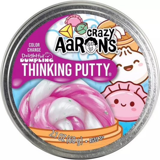 Crazy Aaron’s Delightful Dumpling – Masilla Sensorial Thinking Putty 3.5"