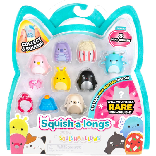 Squishmallows - Squish-a-longs nuevo tamaño de 1 pulgada (Tew & Arnel)