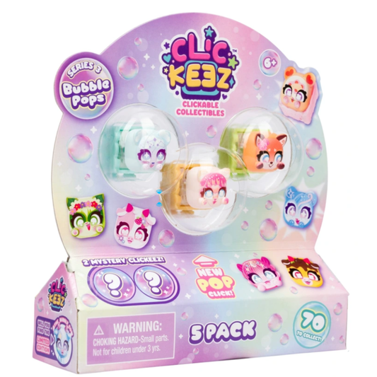 Clickeez - Pack de dos teclados de personajes Serie 3 (Paquete de 5)