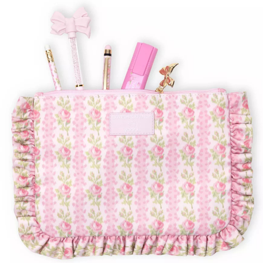 LoveShackFancy x Target - Blooming Heirloom Cartuchera Strawberry Macaroon