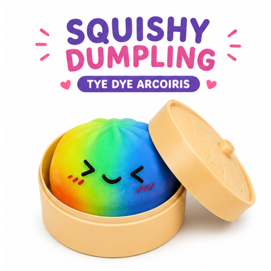Squishy Dumpling - Tye Dye Arcoiris