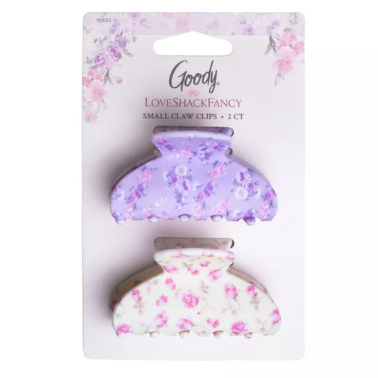 LoveShackFancy x Target - Goody Set de 2 Mini Pinzas para Cabello Happy Thoughts - Hibiscus