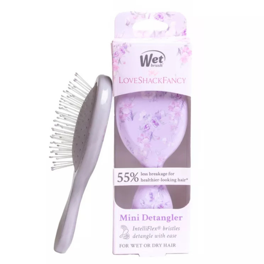 LoveShackFancy x Target - Cepillo Desenredante Mini OG WetBrush Happy Thoughts - Hibiscus