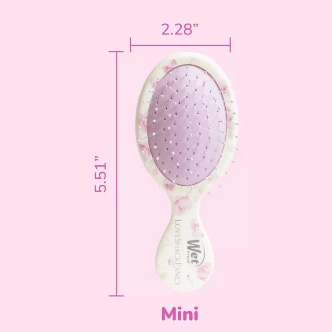 LoveShackFancy x Target - Cepillo Desenredante Mini OG WetBrush Coquette Bow - Chantilly