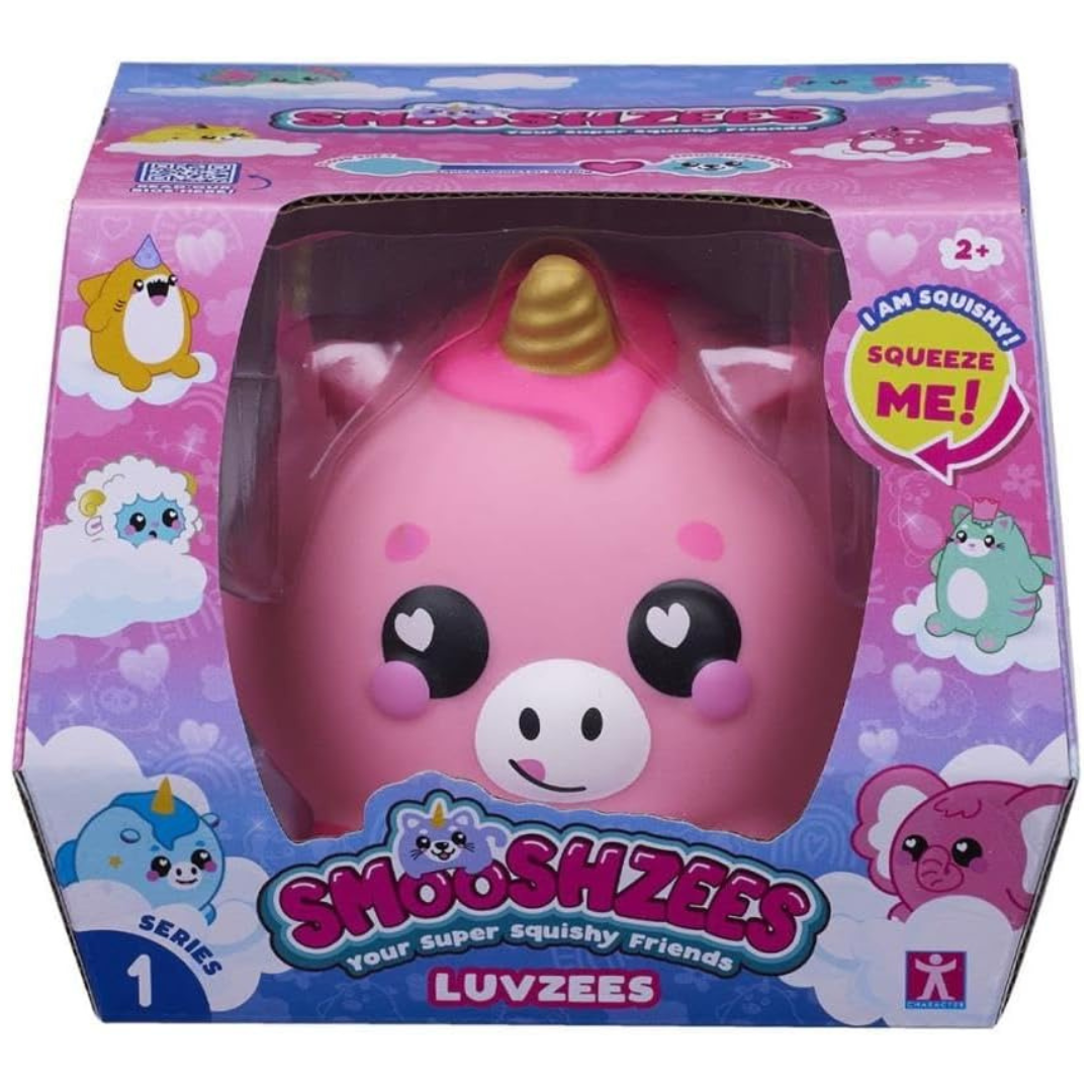 Smooshzees - Luvzees Unicornio Rosado Serie 1