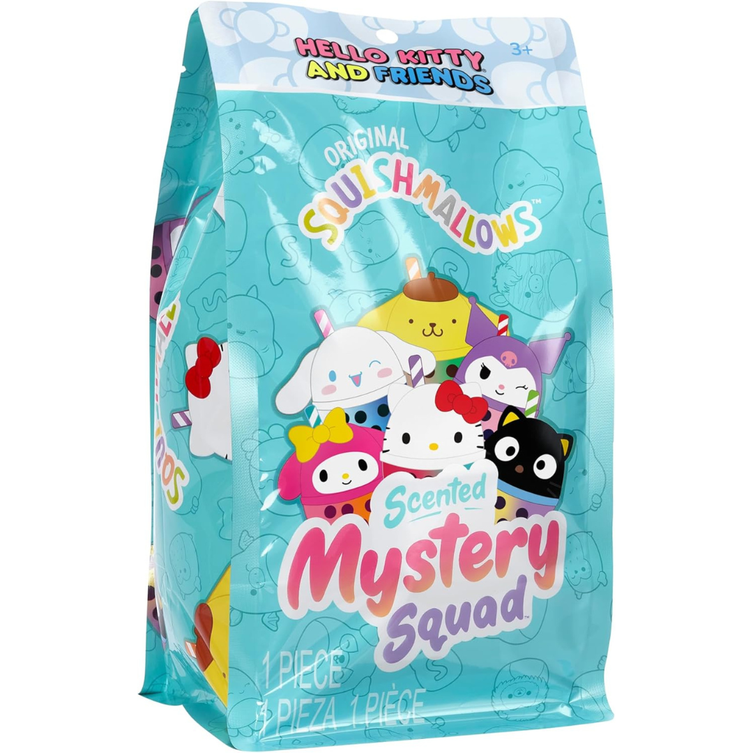 Peluche Squishmallows - Sanrio Misterioso de 8 pulgadas con fragancia