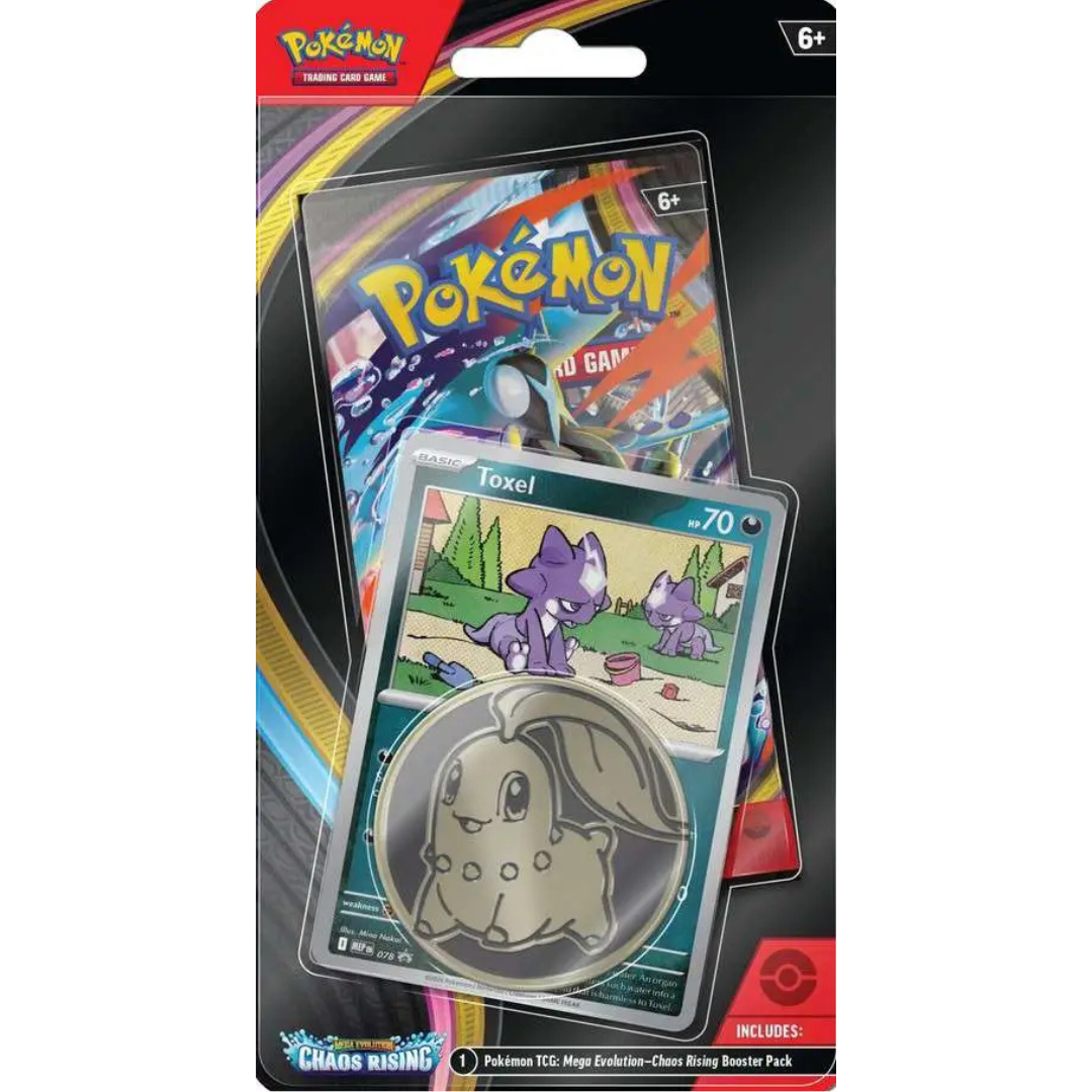 Tarjetas Pokémon - Toxel Chaos Rising Single Pack Blister